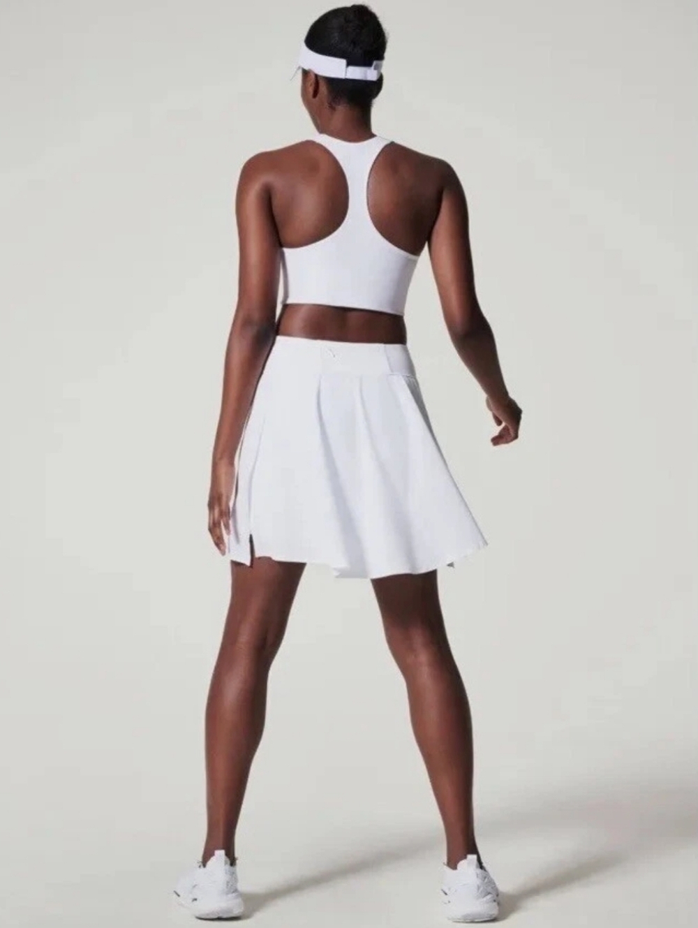 SPANX Get Moving Active Skort In White,17"
